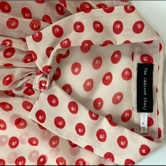 The Addison Story long sleeve silk blouse - Picture 5 of 5